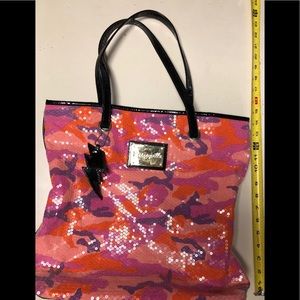 Used Betseyville Camo With Sequins Tote